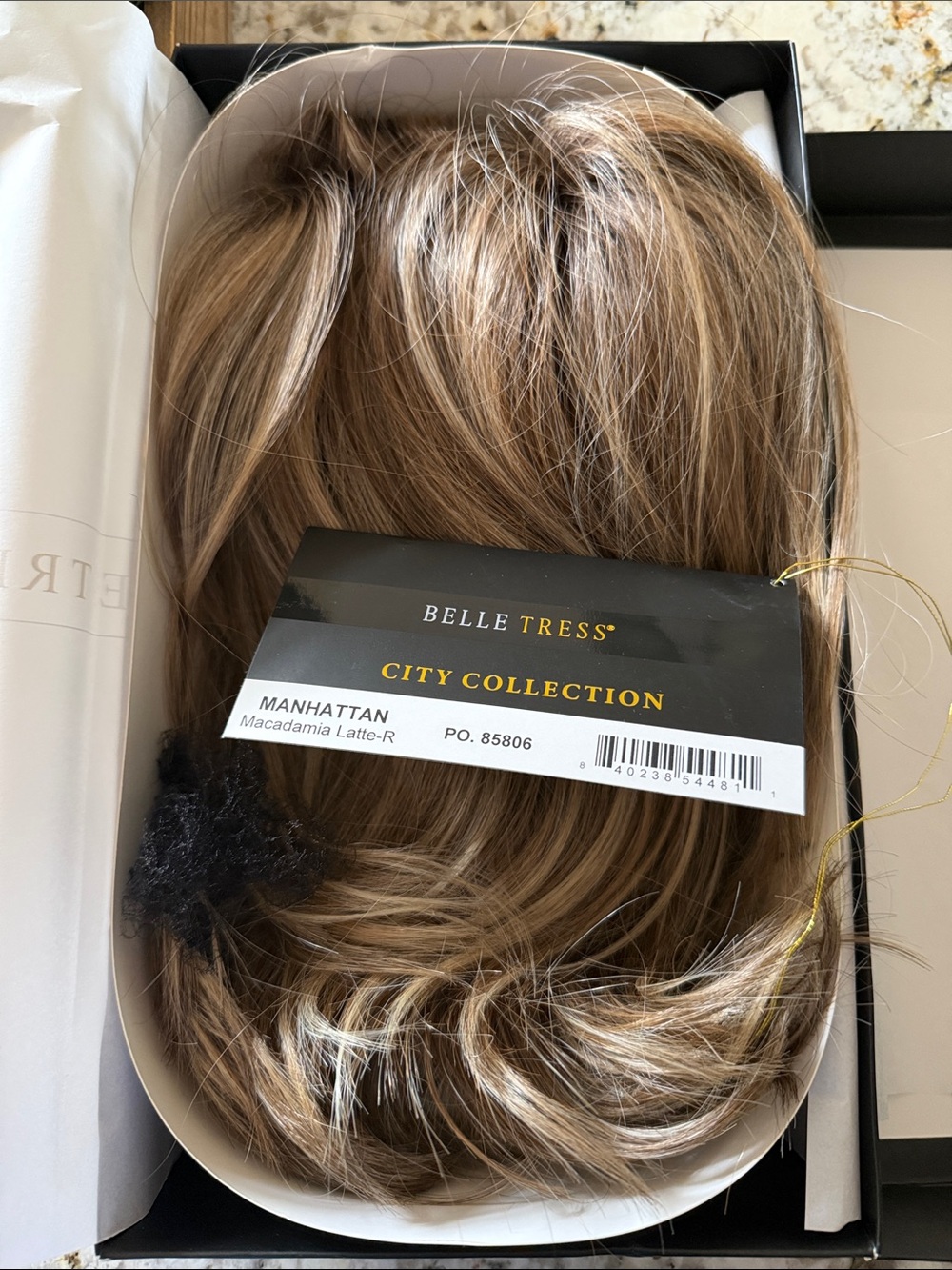 BELLE TRESS Manhattan Wig in Macadamia Latte - Soft Blonde Brown